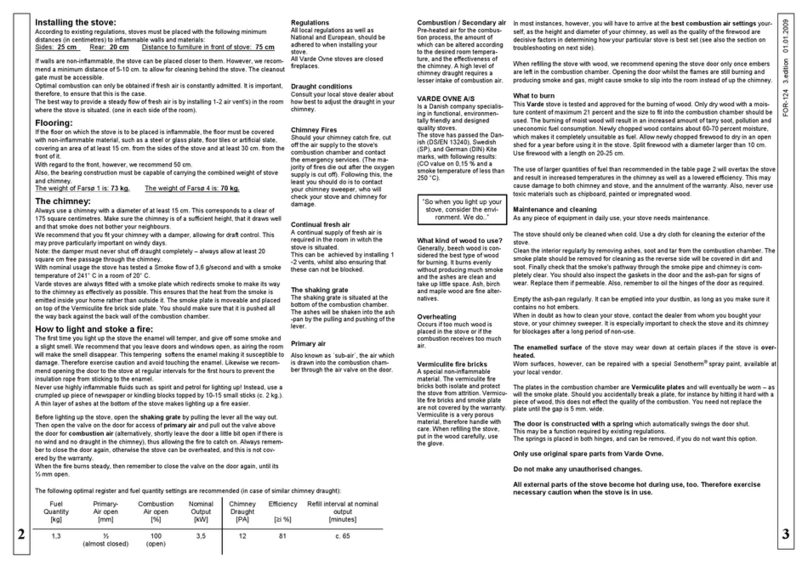 VARDE OVNE Farso 1 User manual