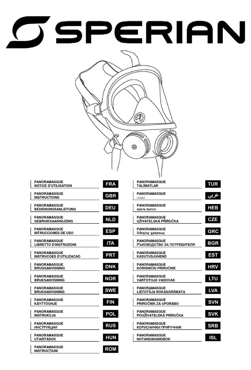 Sperian PANORAMASQUE instructions