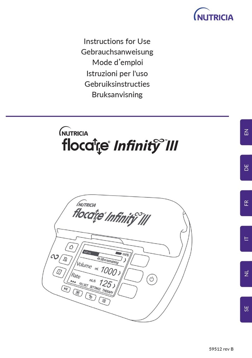 Nutricia flocare Infinity III Instructions for use