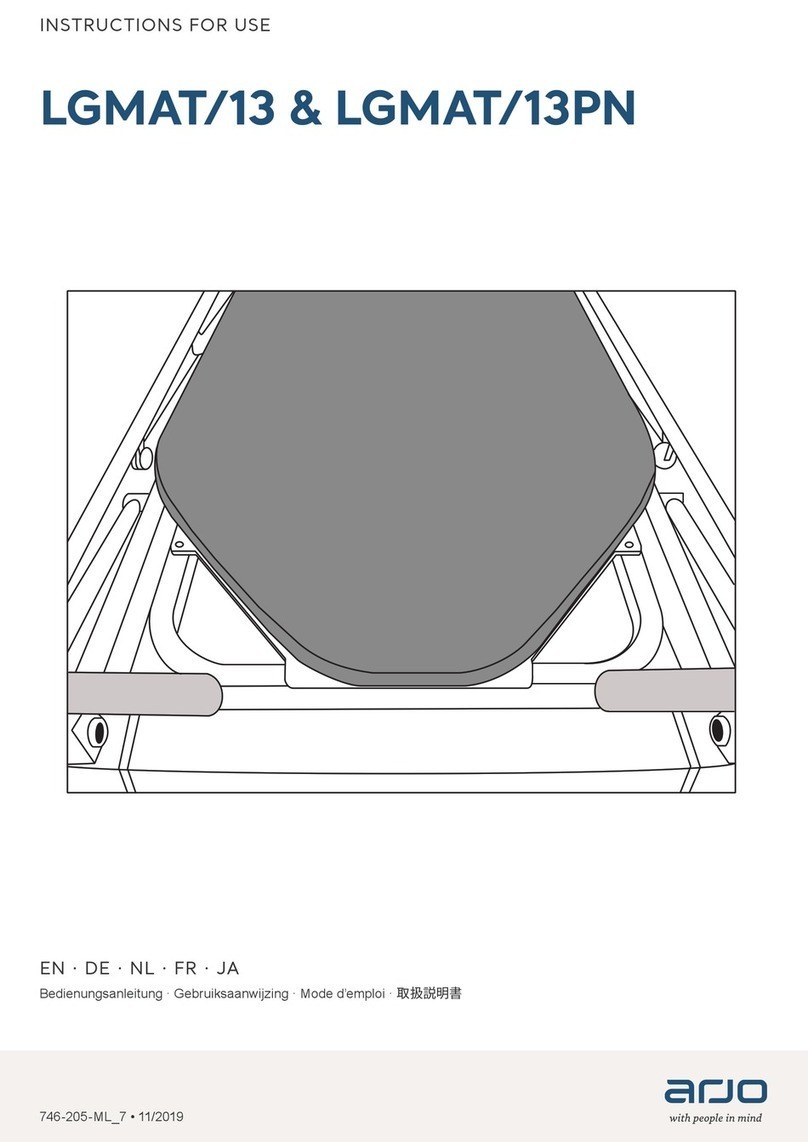 Arjo LGMAT/13 User manual
