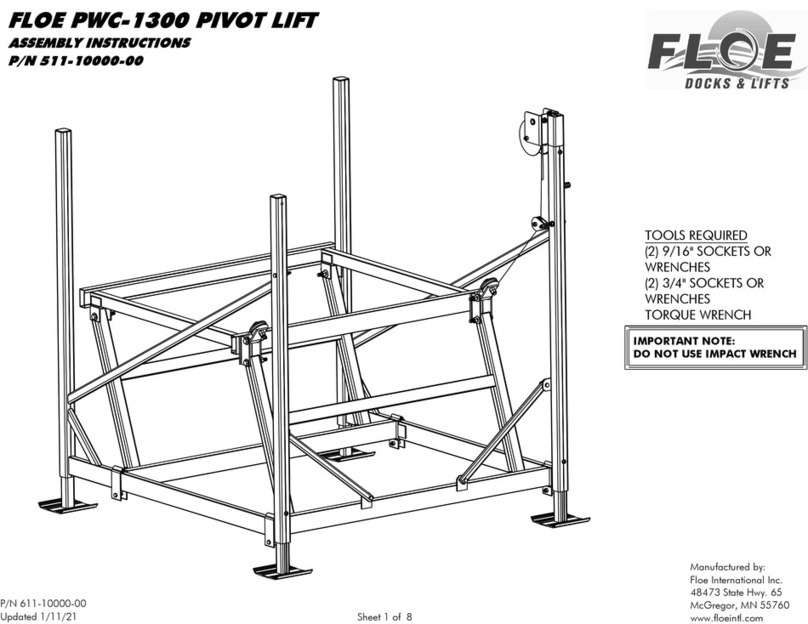 Floe PWC1300 Operator's manual Floe PWC1300 Operator's manual