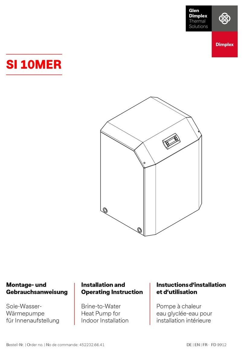 Glen Dimplex SI 10MER Installation and operating instruction