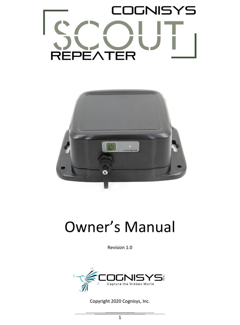 Cognisys SCOUT owner's manual