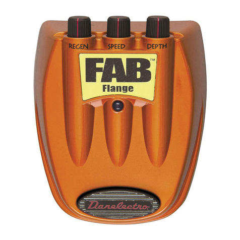 Danelectro FAB Flange D-6 instructions