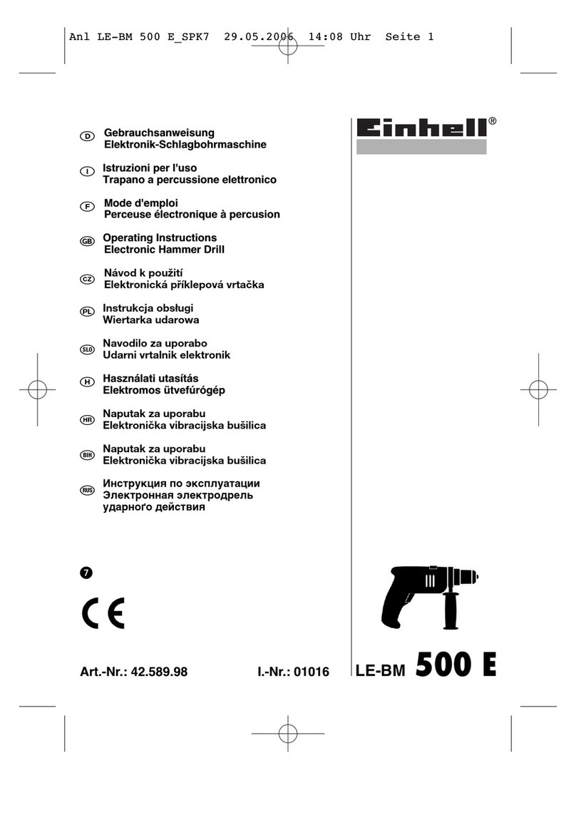 EINHELL LE-BM 500 E User manual