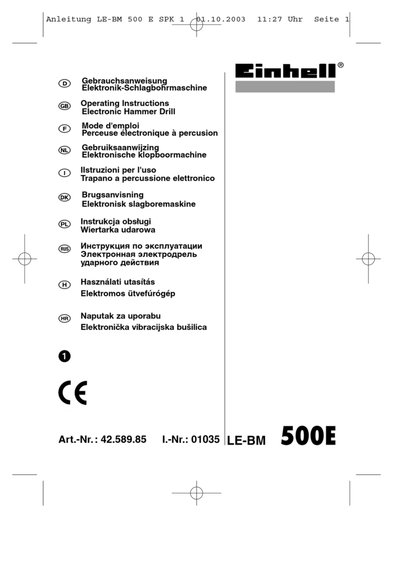EINHELL LE-BM 500E User manual