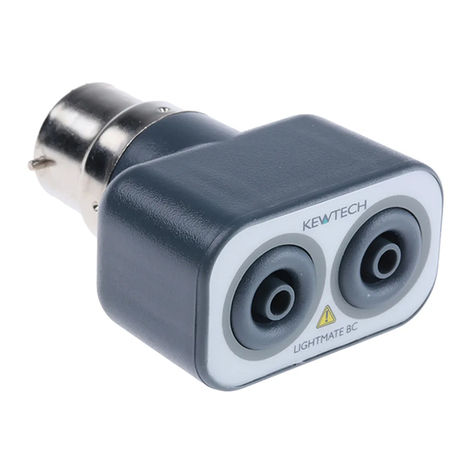 Kewtech Lightmate BC User manual