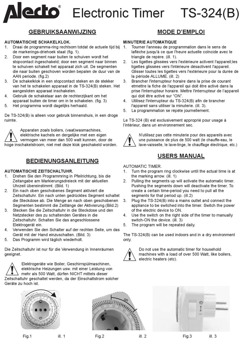 Alecto TS-324 B user manual