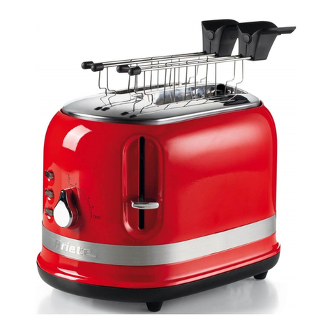 ARIETE MODERNA TOASTER 2 SLICE manual