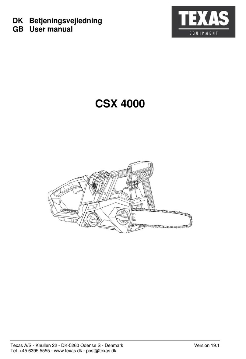 Texas Equipment CSX 4000 user manual
