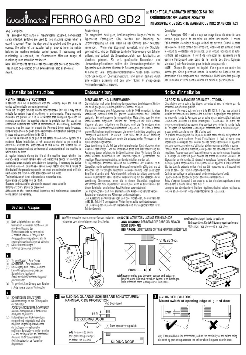 Guard master FERROGARD GD2 User manual