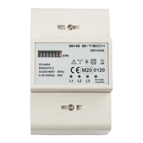 B+G E Tech DRT-430A user manual