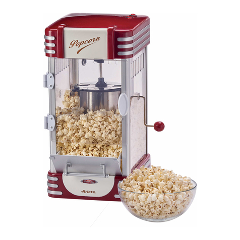 ARIETE POPCORN POPPER XL manual