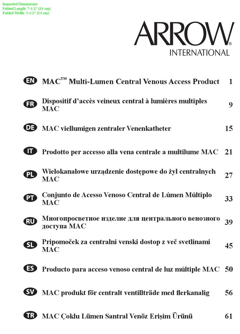 Arrow International MAC manual