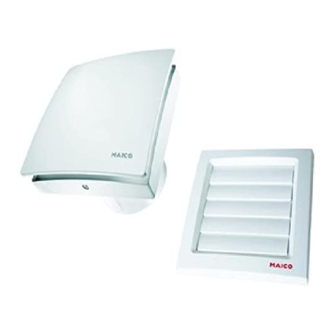 Maico AKE 100 Mounting and operating instructions