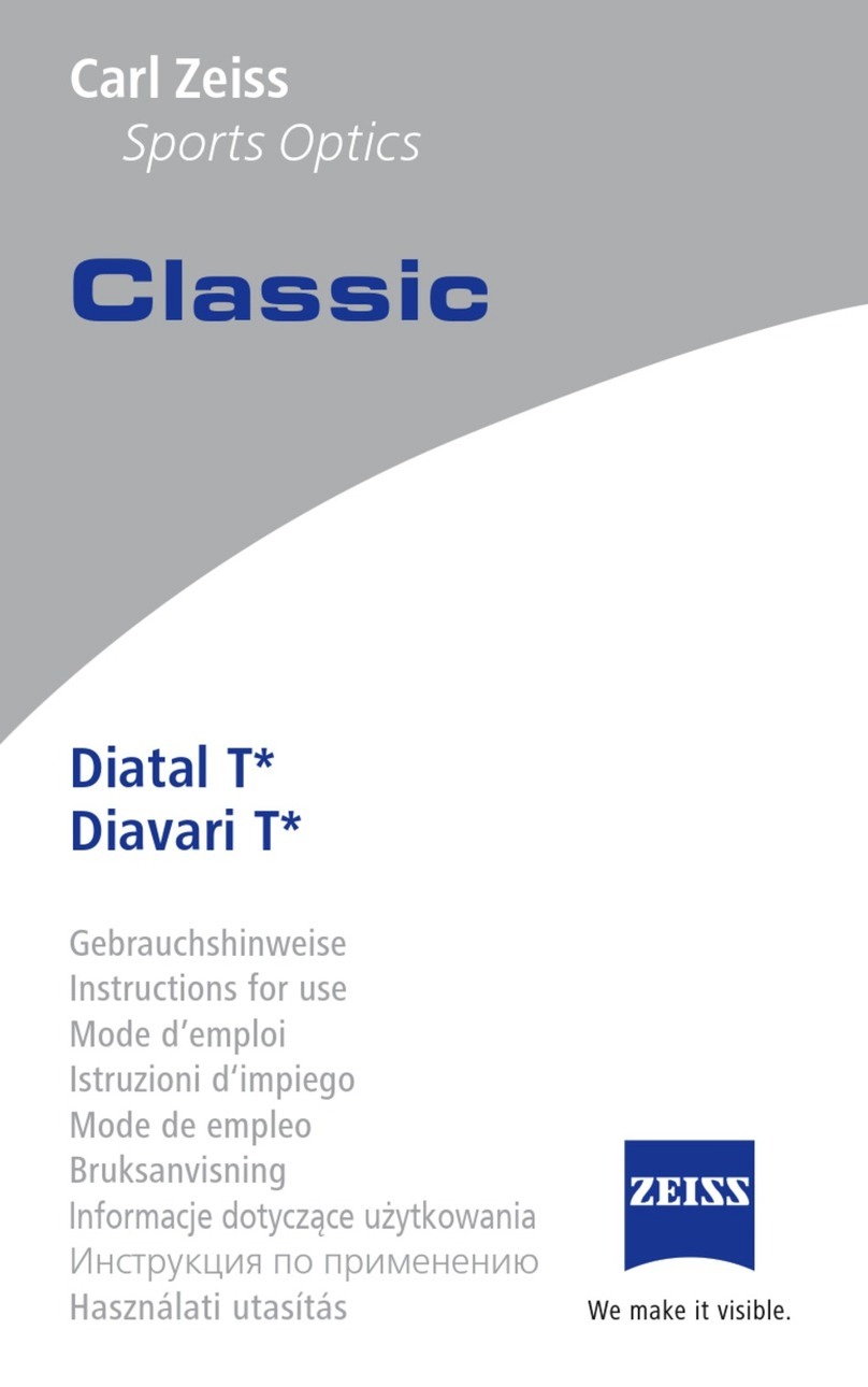 Zeiss Classic Diatal T Series Instructions for use