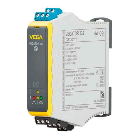 Vega VEGATOR 132 User manual