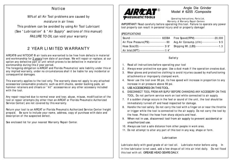 Aircat 6255 User manual