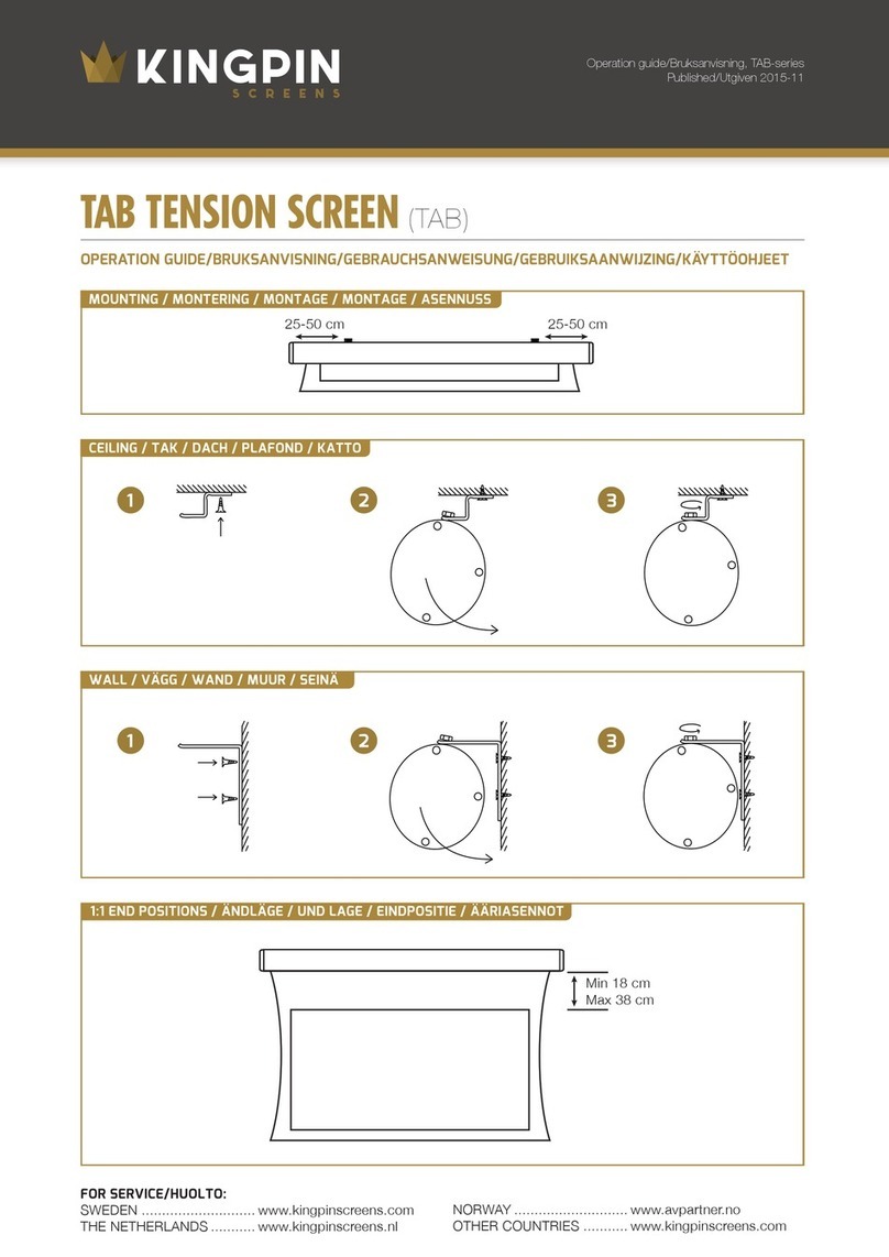 Kingpin TAB Series Operation guide