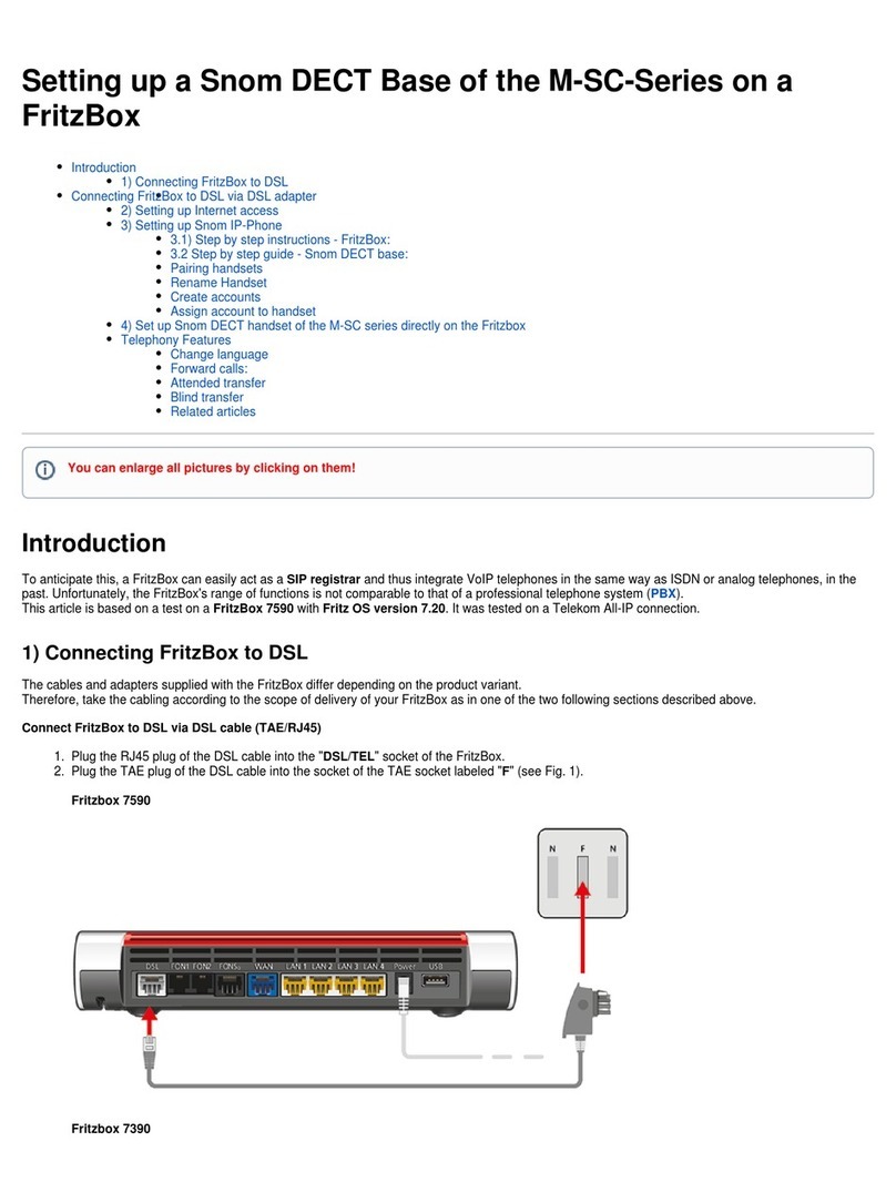 Snom M-SC Series manual