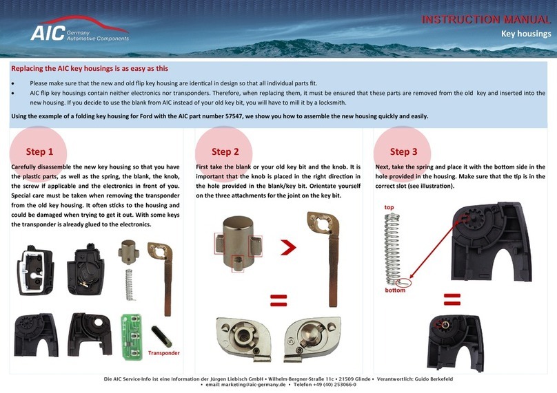 AIC 57547 instruction manual