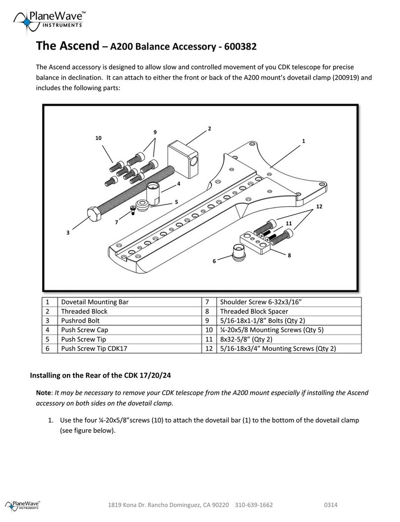 PlaneWave Instruments Ascend manual