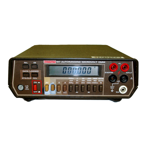 Keithley 197 User manual