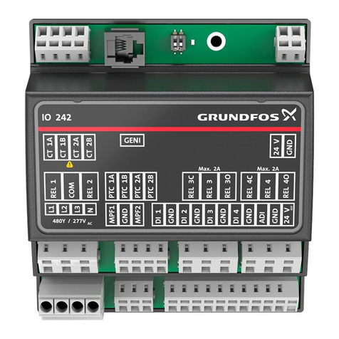 Grundfos IO 242 User manual