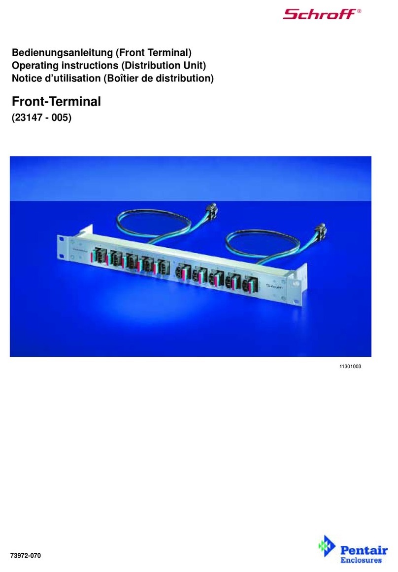 Pentair Schroff 23147 - 005 operating instructions