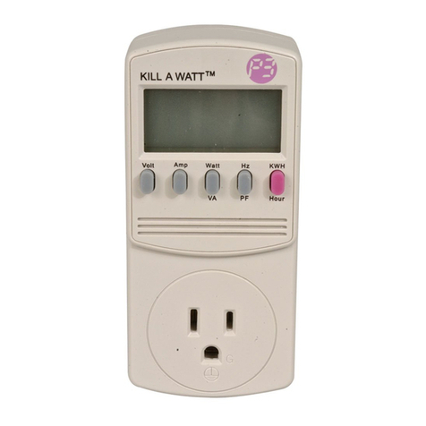 P3 International Kill A Watt P4400 User manual