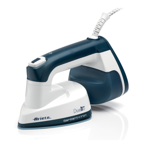ARIETE DUETTO GARMENT IRON manual