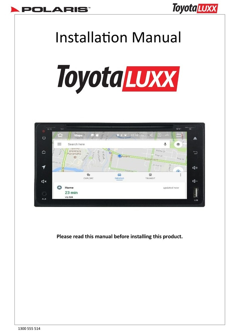 Polaris ToyotaLUXX User manual