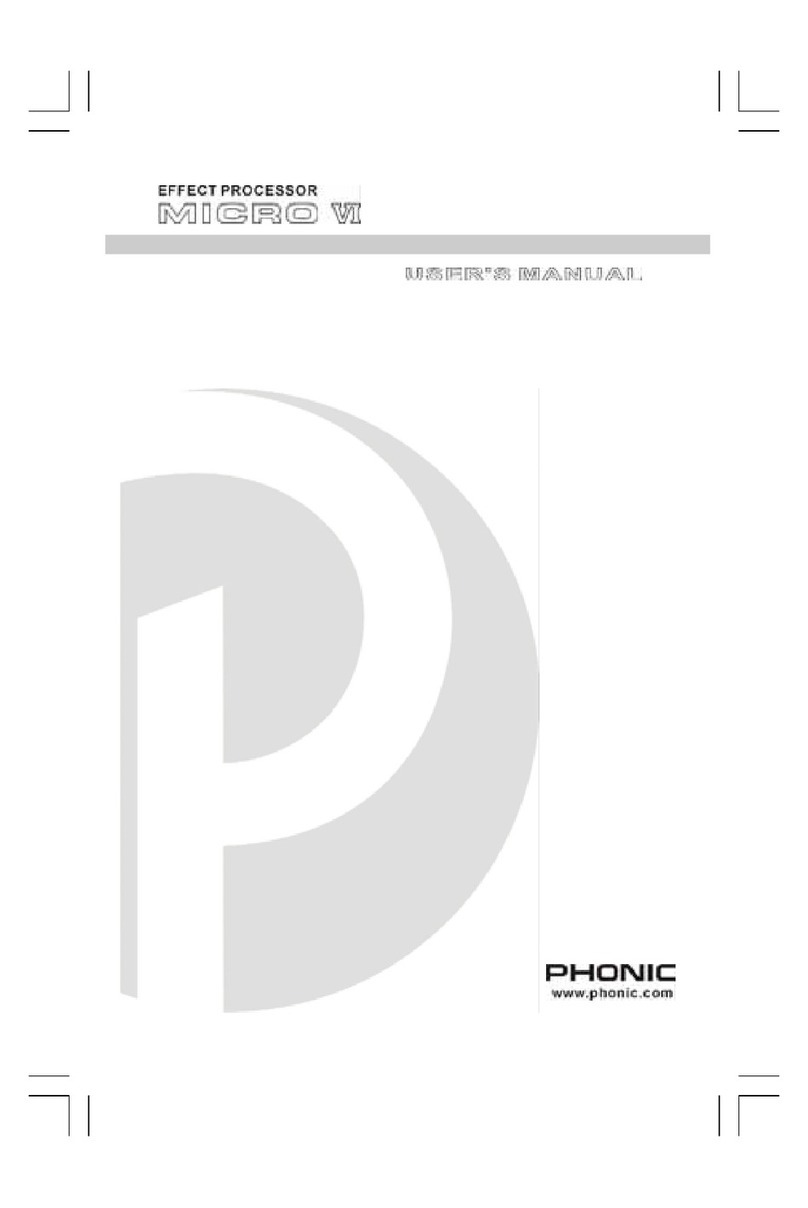 Phonic MICRO VI user manual