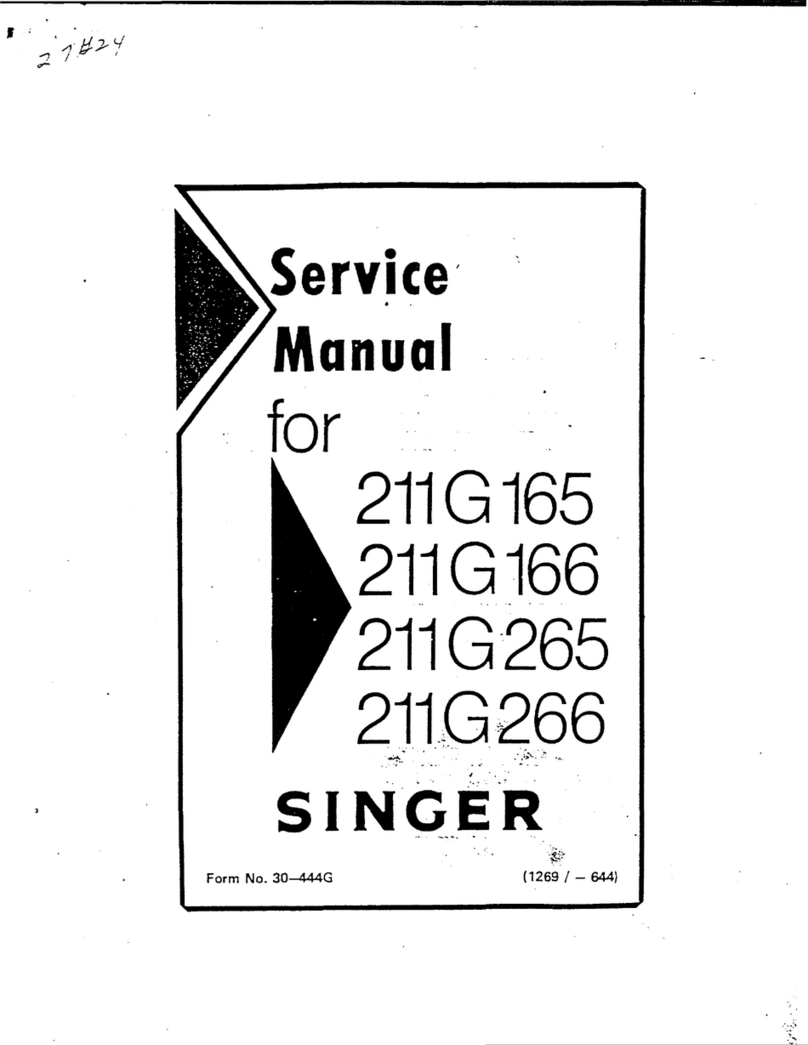 Singer 211G165 Service manual