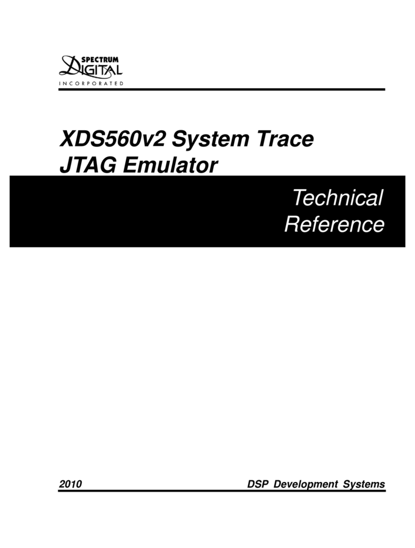 Spectrum Digital XDS560v2 Use and care manual