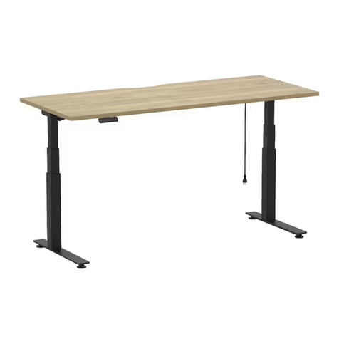 STILFORD ELECTRIC HEIGHT ADJUSTABLE DESK S2 User manual