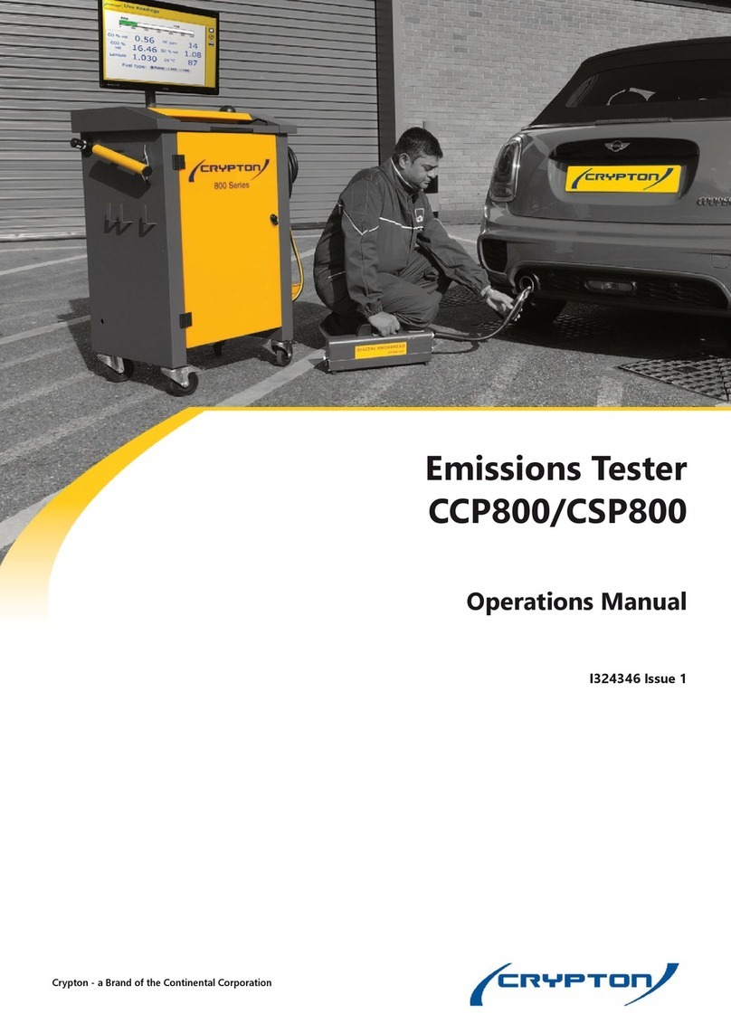 Continental Refrigerator Crypton CCP800 Operation manual