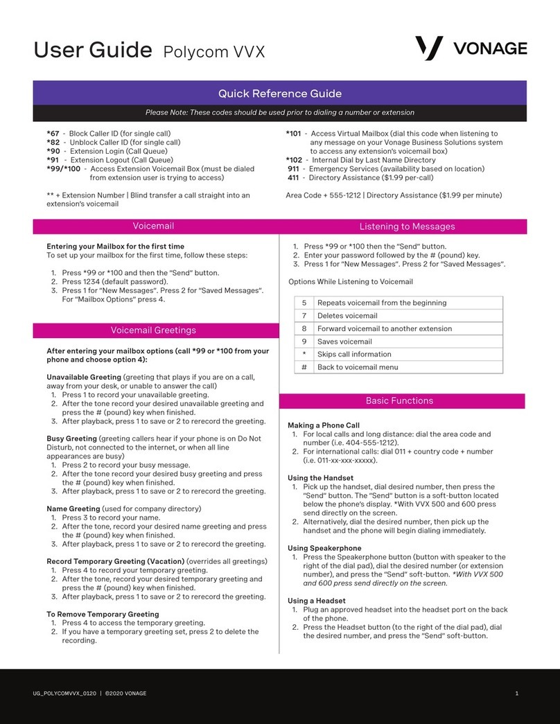 Polycom VVX Camera User manual