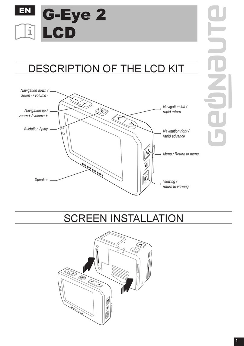 Decathlon GEONAUTE G-Eye 2 LCD quick start guide
