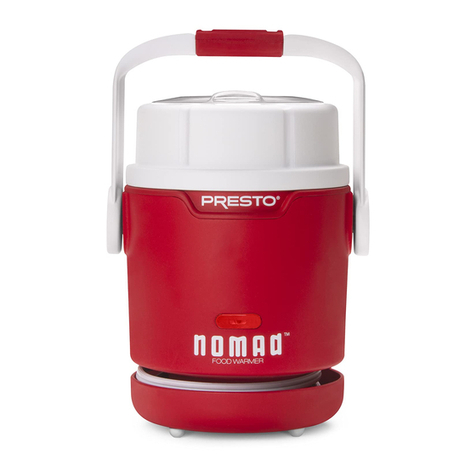 Presto Nomad Mason Jar User manual