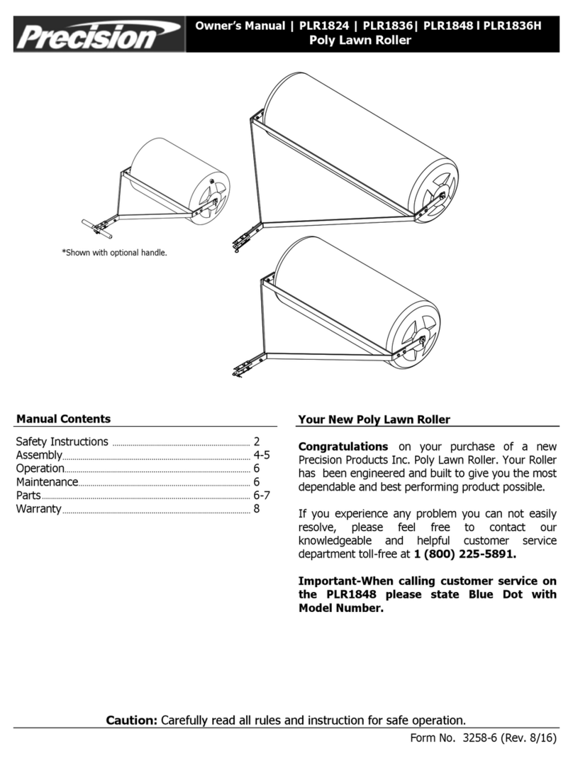 Precision PLR1824 owner's manual