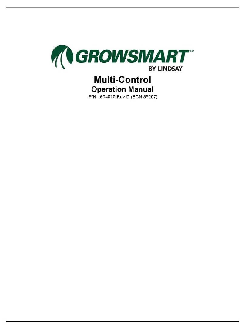Lindsay GrowSmart Multi-Control Operation manual