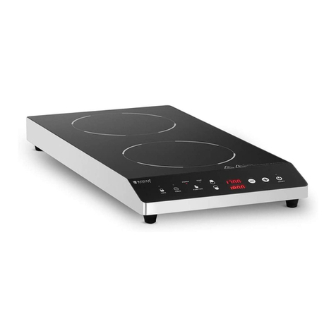 Royal Catering RCIC-1800P6 User manual