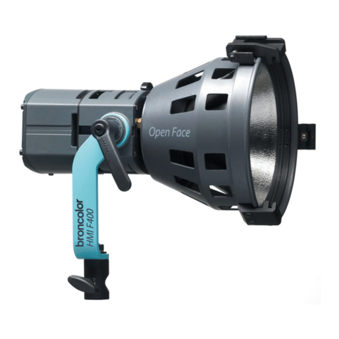 Broncolor F200 operating instructions