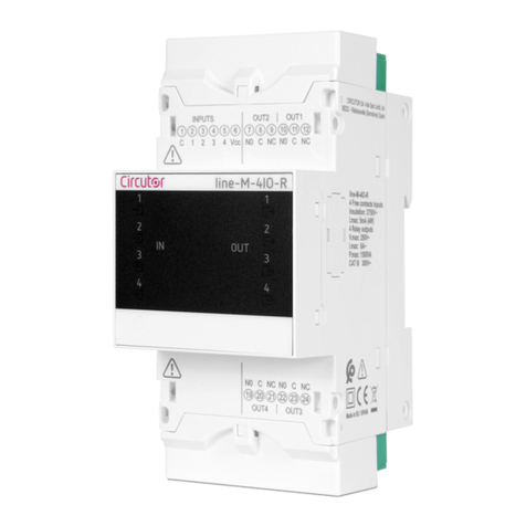Circutor line-M-4IO-R instruction manual