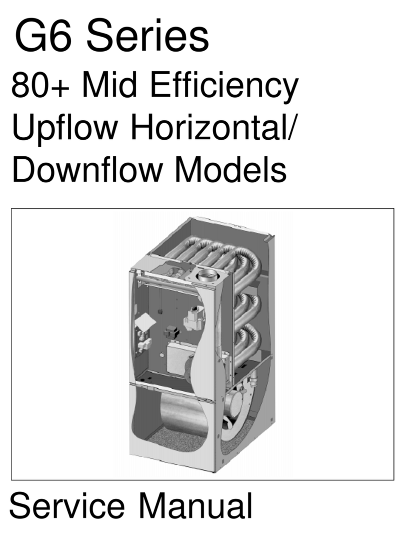 Nordyne G6 Series Service manual