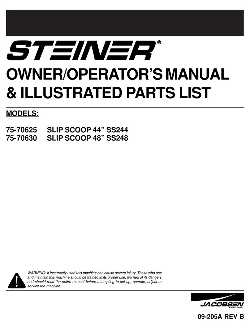 Steiner SS244 Owner/Operator's Manual & Illustrated Parts List