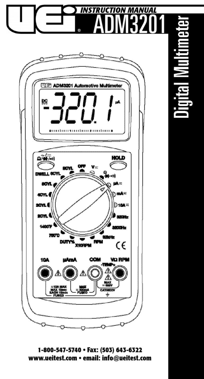 UEi ADM33201 instruction manual