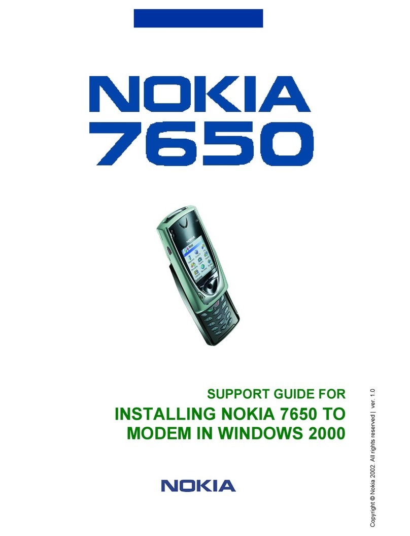 Nokia 7650 Installation instructions Nokia 7650 Installation instructions
