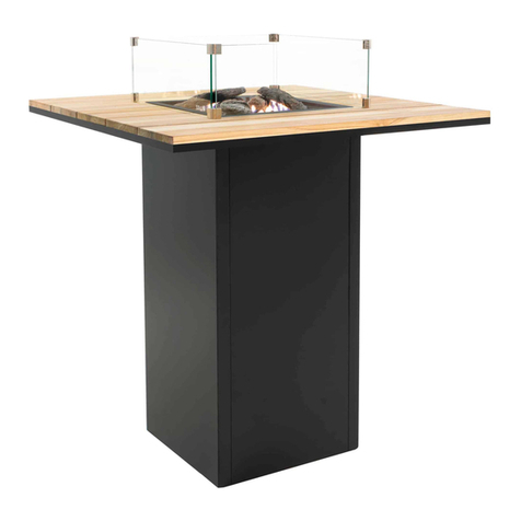 Cosi Cosiloft 100 bar table User and installation instructions
